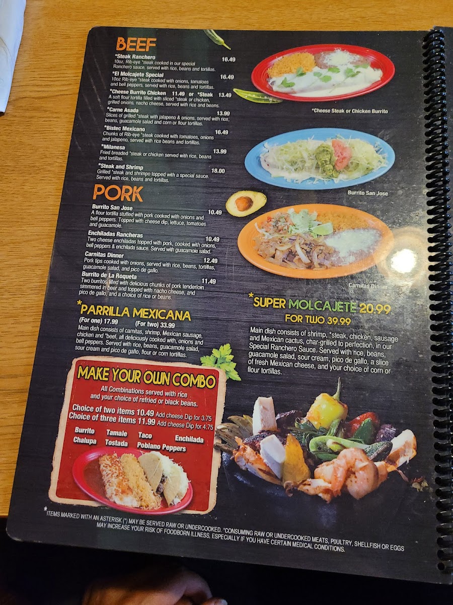 El Molcajete Mexican Restaurant Menu - Image 5
